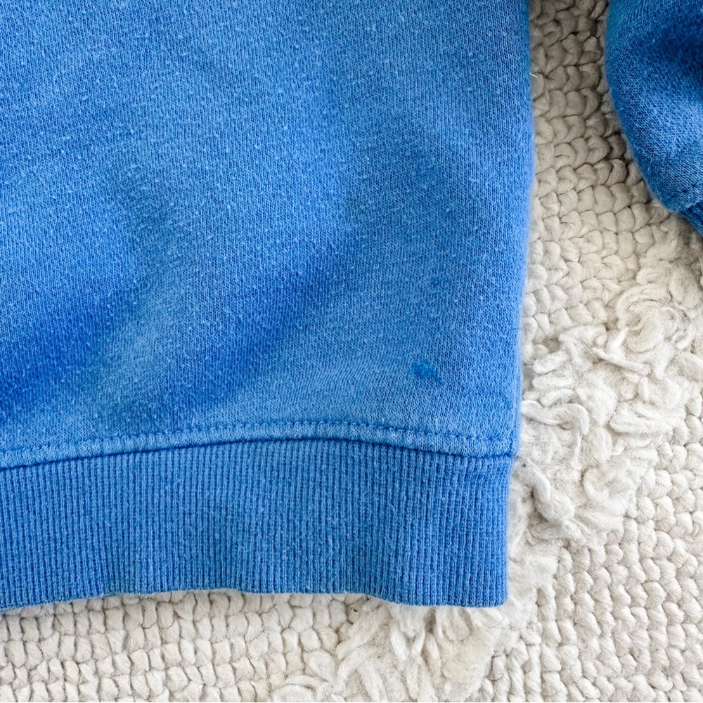 H&M Bright Blue Kids Sweatshirt with Sequin Leopard - Picture 4 of 5